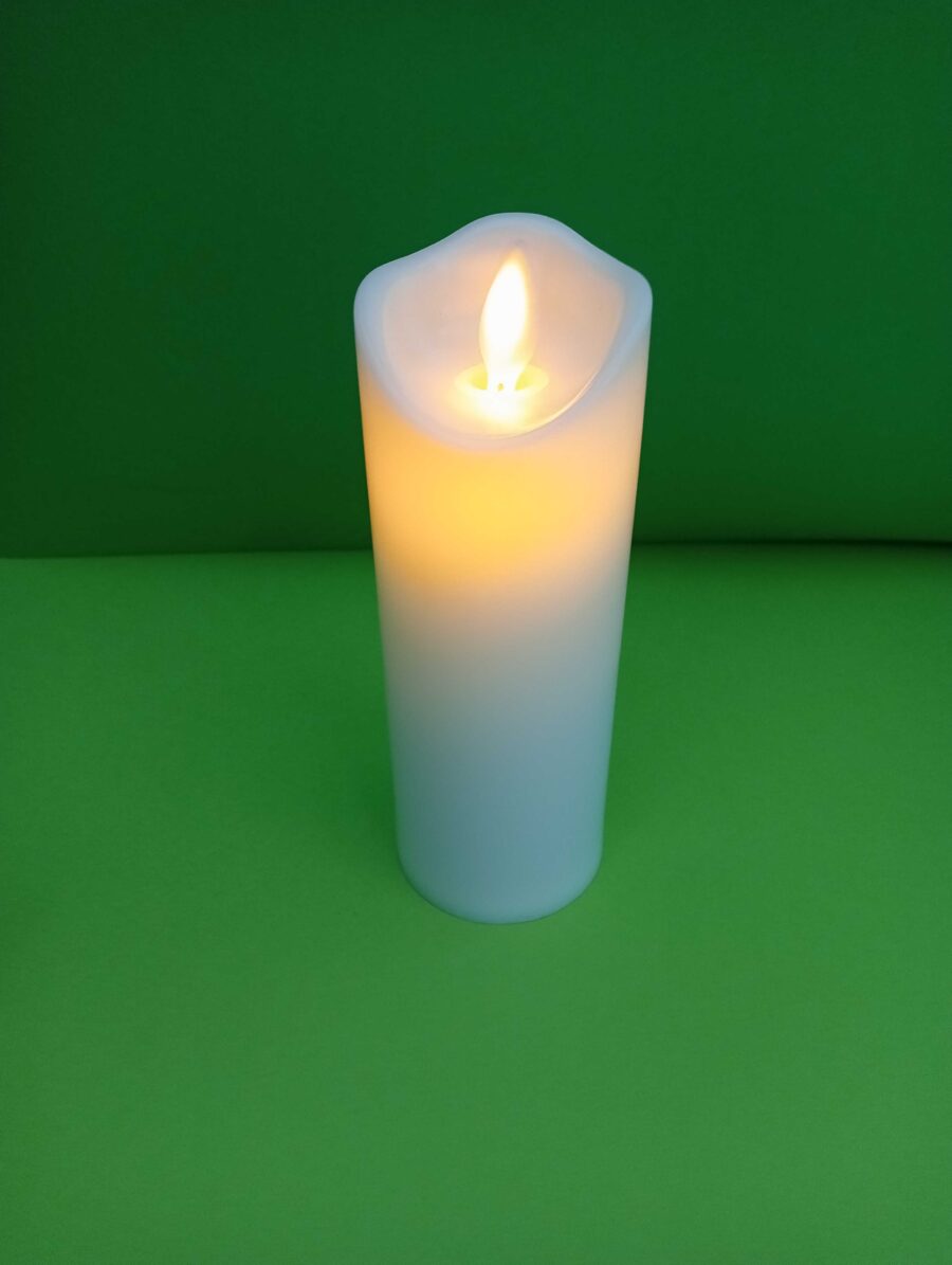 Świeca LED Cortina ruchomy płomień wysokość 15 cm