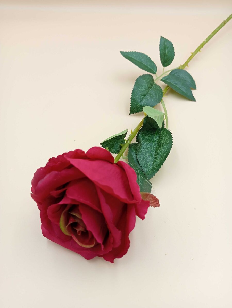 Róża pojedyncza kwiat sztuczny